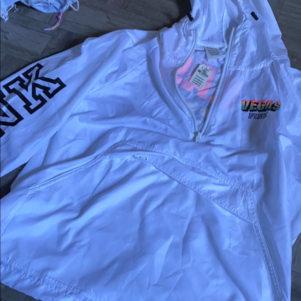 Windbreaker from pink